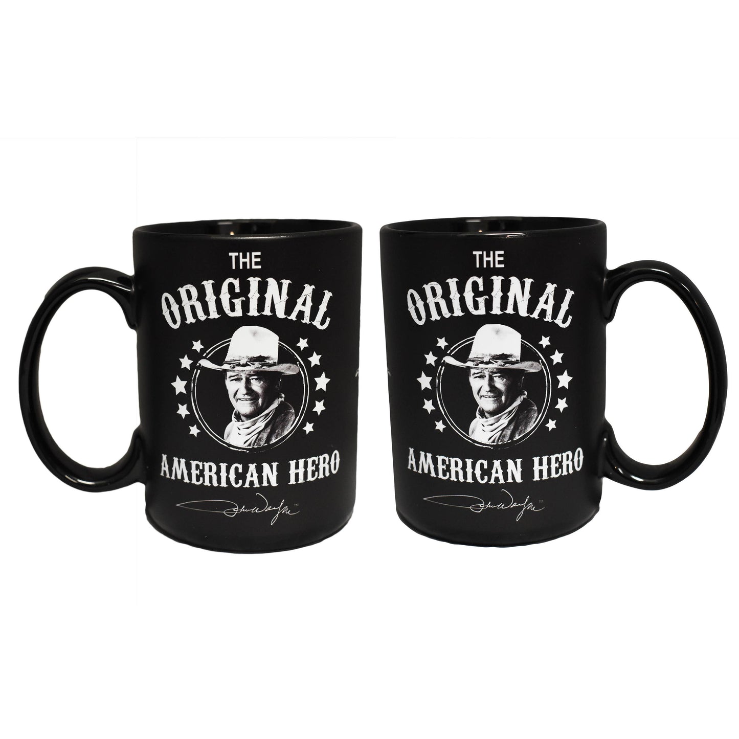 John Wayne Mug - Black & White Established