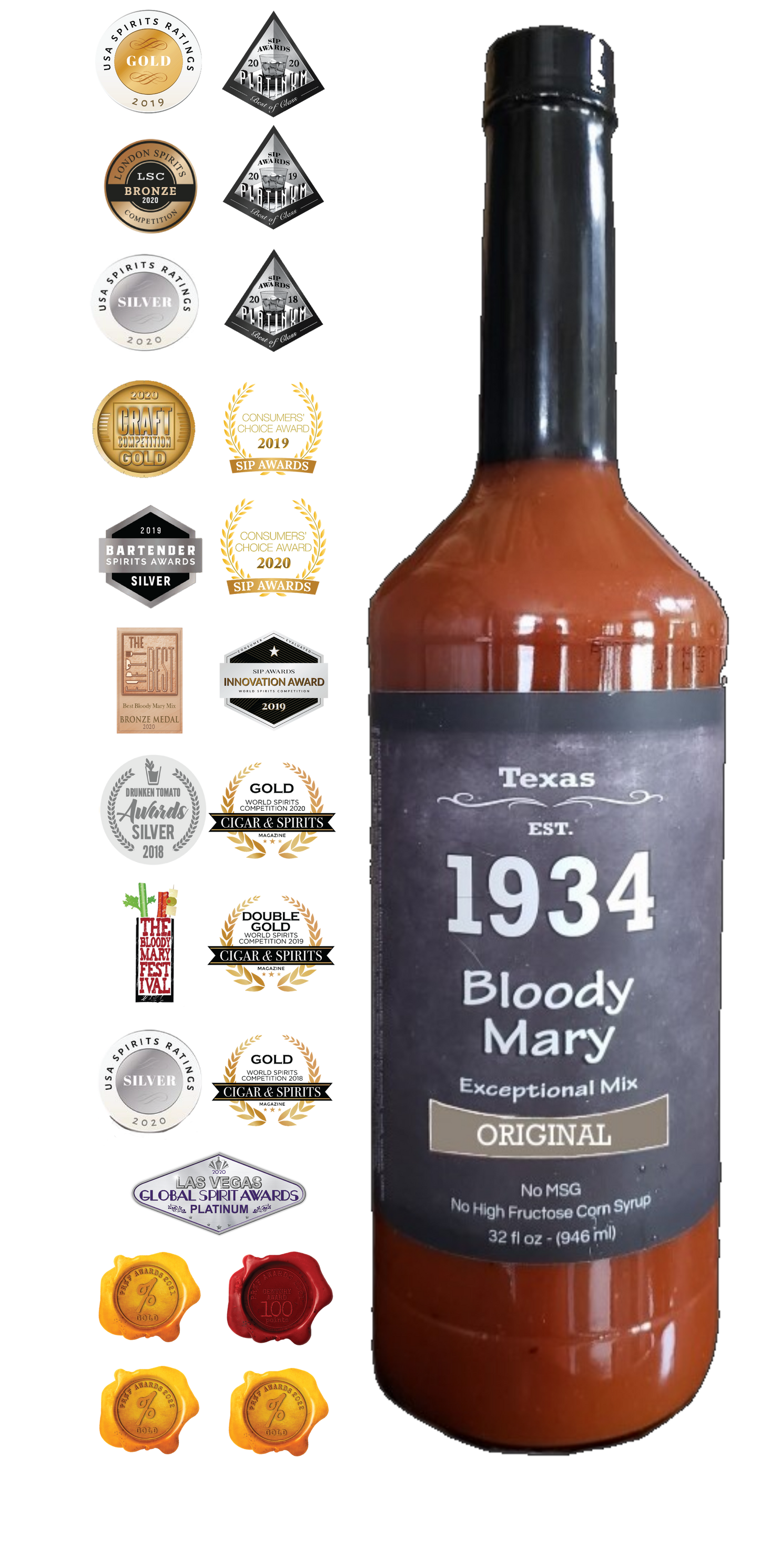 1934 Bloody Mary "Exceptional" Mix