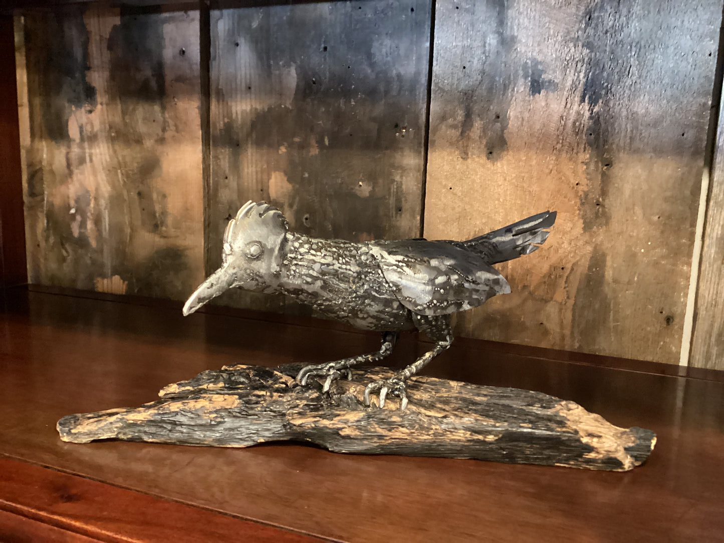 Tim's Stuff (Roadrunner on driftwood)