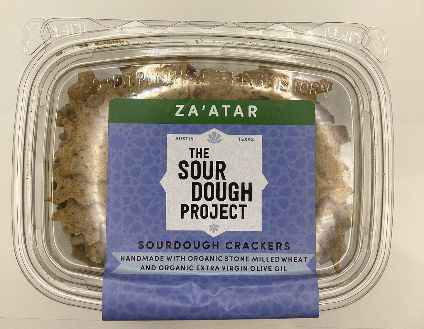 Za’atar Sourdough Crackers