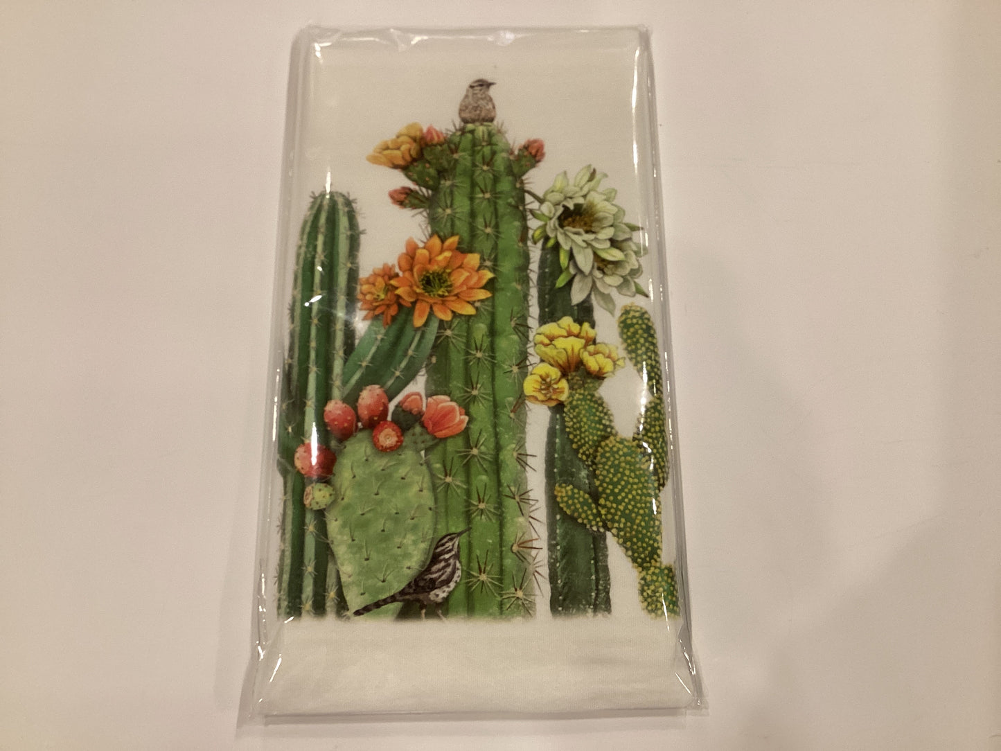 Cactus Blooming Towel R589