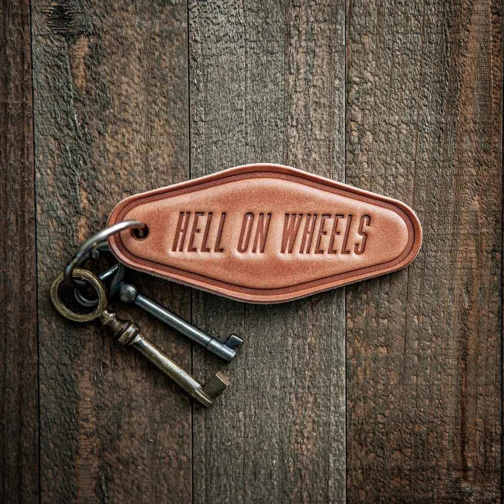 Hell On Wheels Keychain