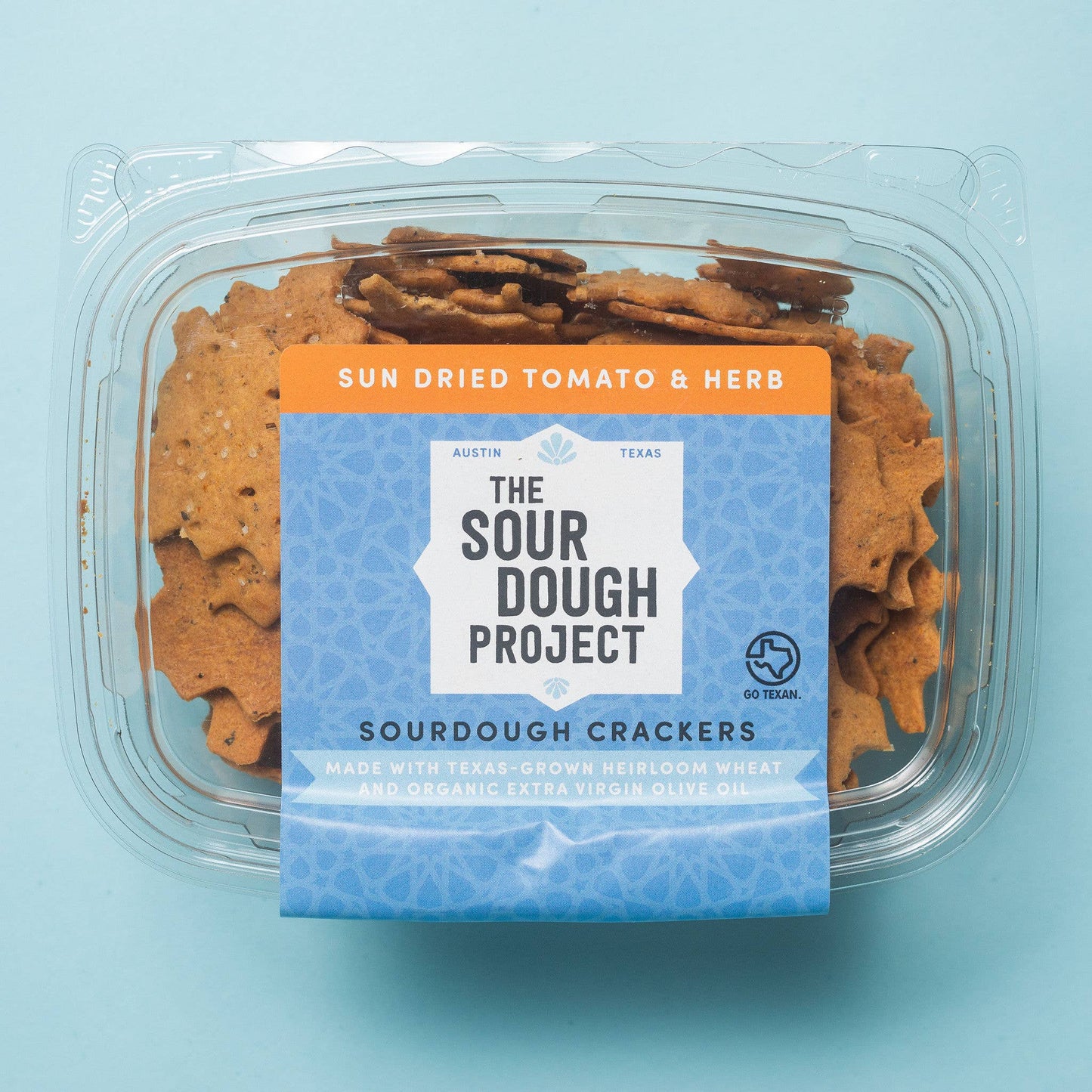 Sun Dried Tomato & Herbs Sourdough Crackers - Salty's Texas Provisions