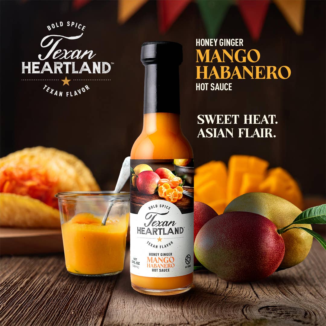 Honey Ginger Mango Habanero Hot Sauce