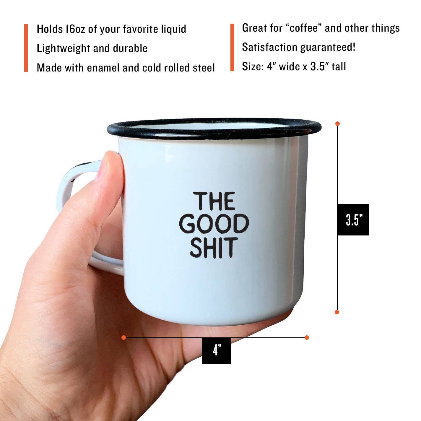 The Good Shit | Enamel Mug