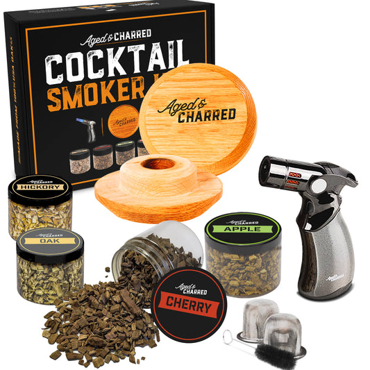 Smoke Lid Kit - A Cocktail Smoker Kit (No Butane)