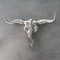 Textured Deco Bull Head (Wall Mount), S