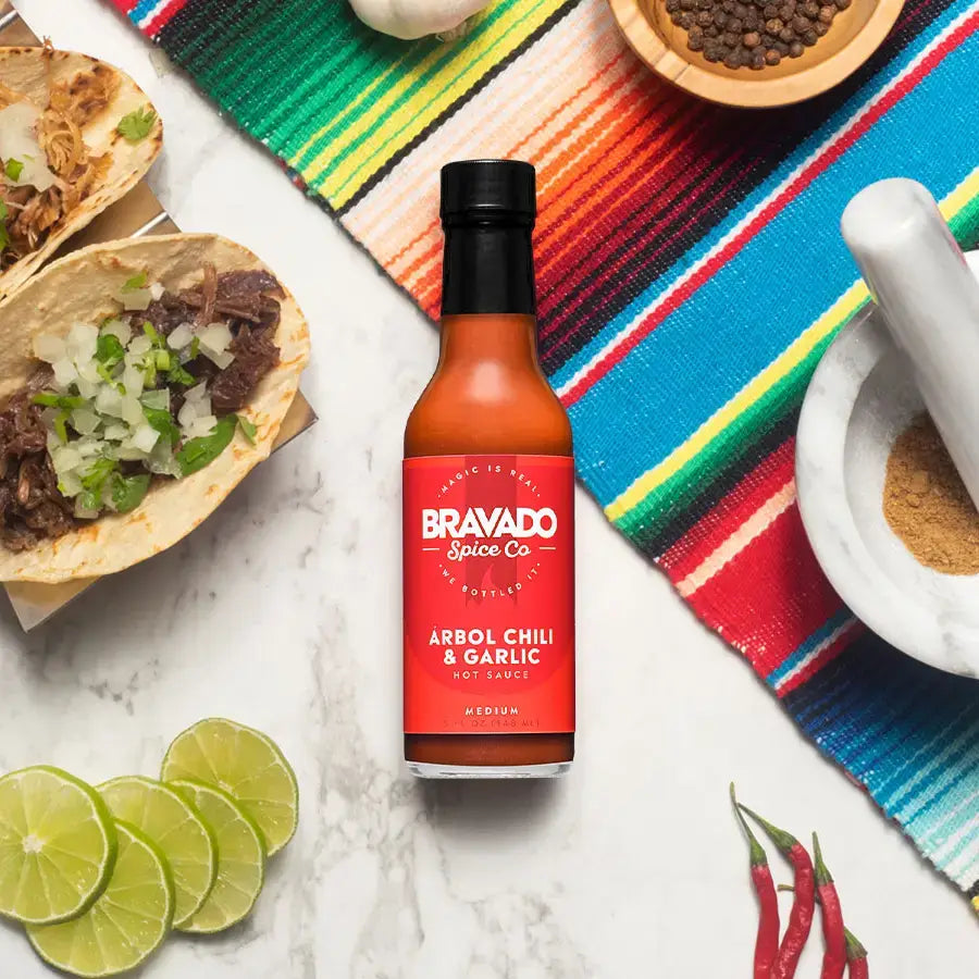 Árbol Chili & Garlic Hot Sauce (6-Pack)