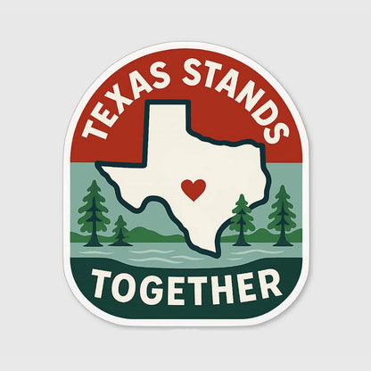 Texas Flood Relief Stickers - Texas Stickers - Texas Strong