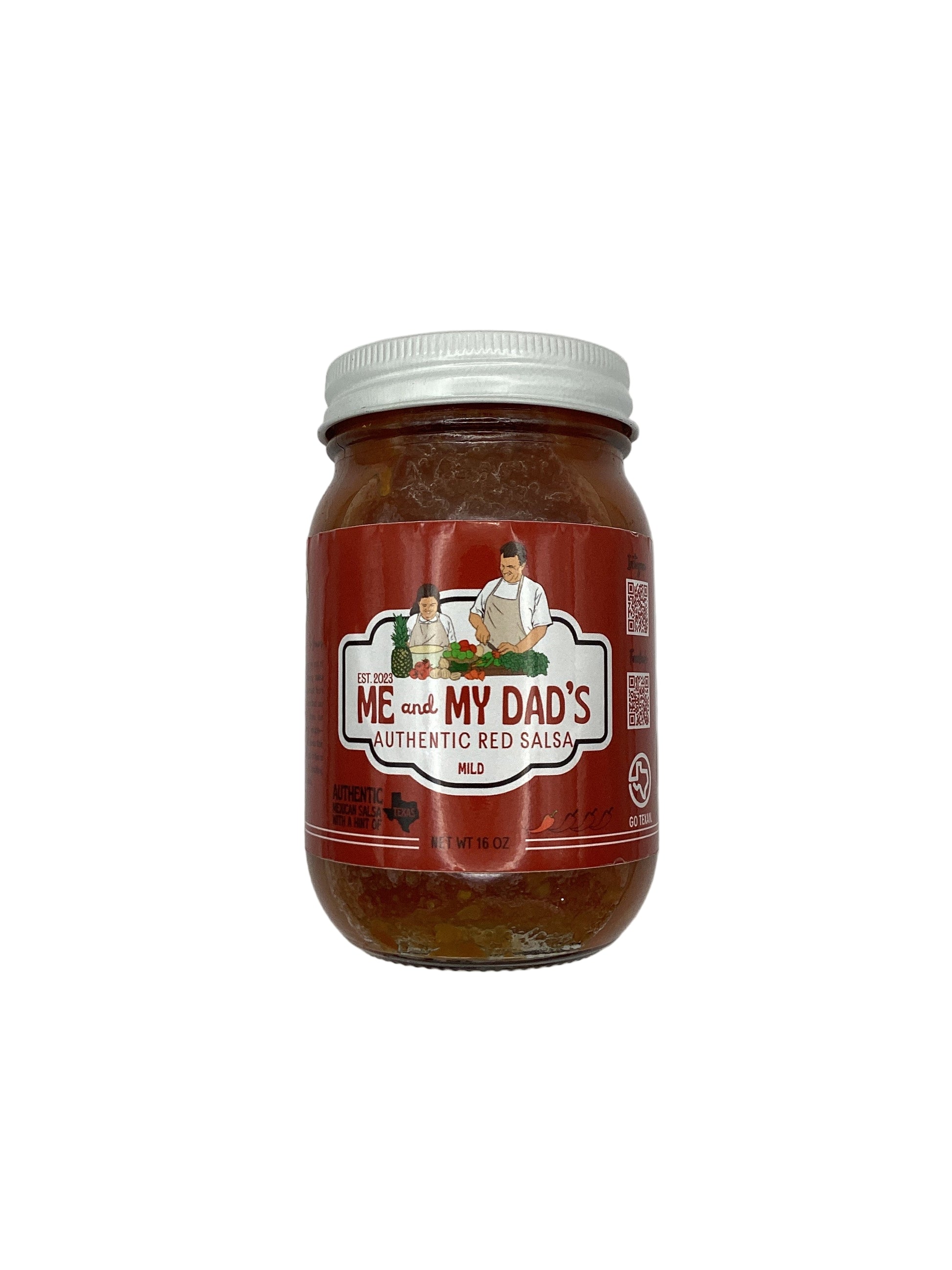 Me and My Dad’s Mild Authentic Red Salsa 16oz - Salty's Texas Provisions