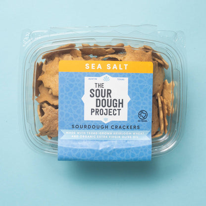 Sea Salt Sourdough Crackers - Salty's Texas Provisions