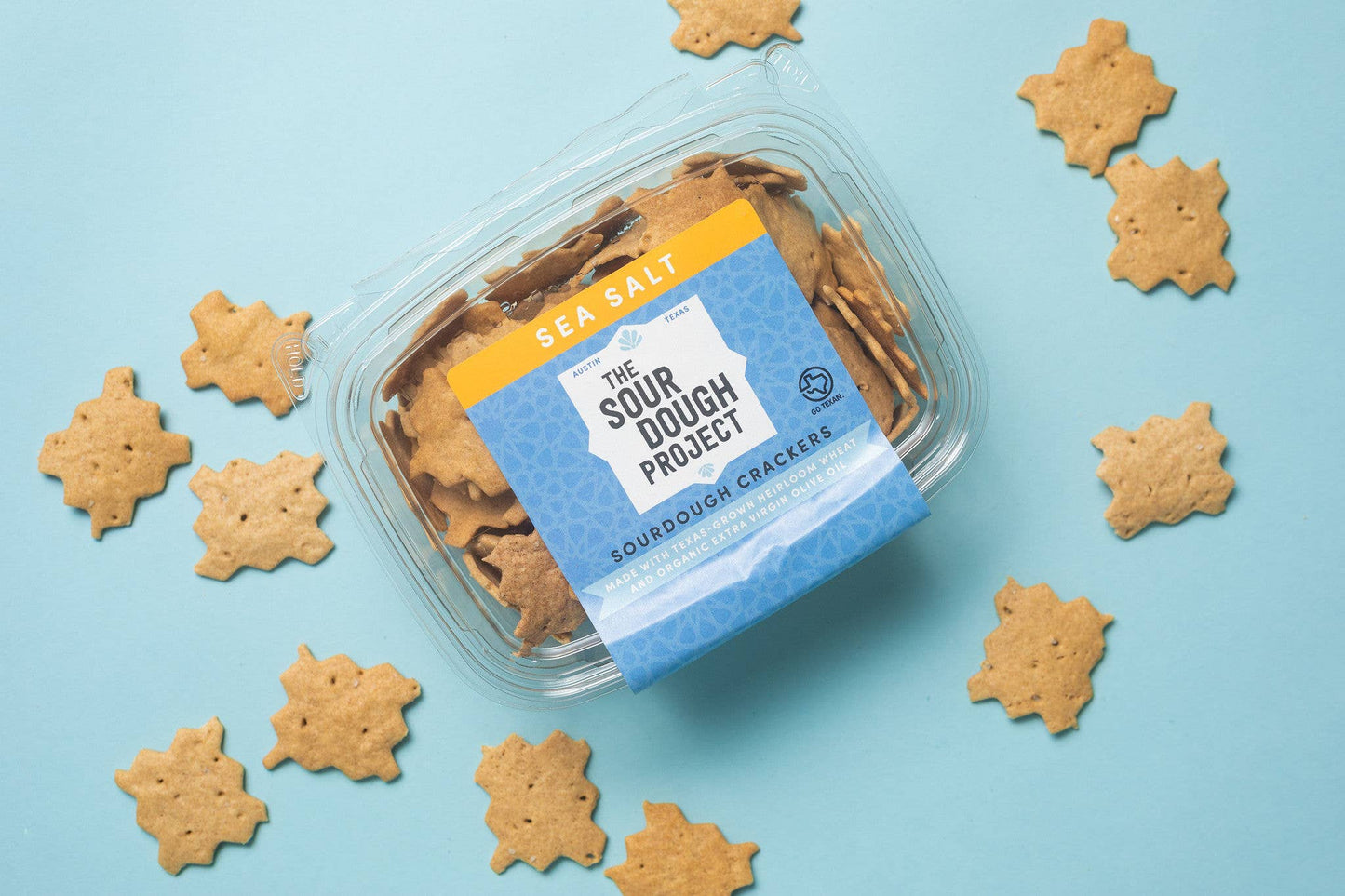 Sea Salt Sourdough Crackers - Salty's Texas Provisions
