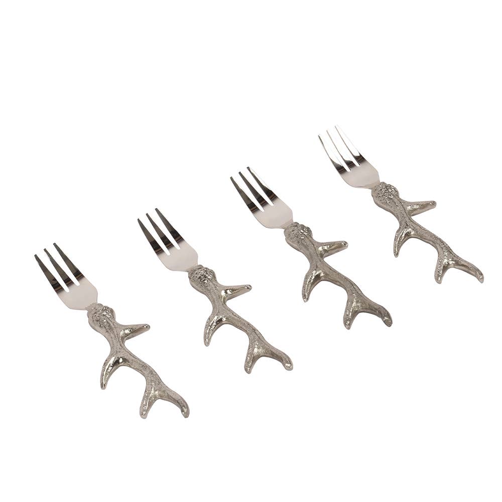 Antler Fork Set (Set of 4) - SKU 71825