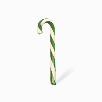 Hand-Spun Jumbo Candy Cane - Spearmint / Wintergreen -1.75oz - Salty's Texas Provisions