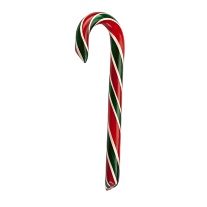 Hand-Spun Jumbo Candy Cane - Cherry - 1.75 oz - Salty's Texas Provisions