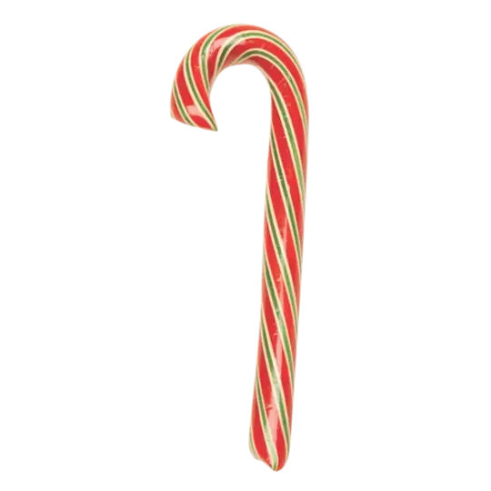 Hand-Spun Jumbo Candy Cane - Cranberry - 1.75 oz - Salty's Texas Provisions