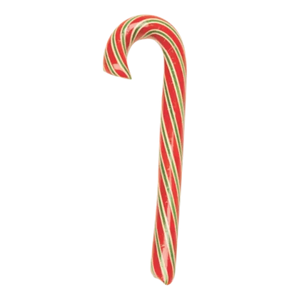 Hand-Spun Jumbo Candy Cane - Cranberry - 1.75 oz - Salty's Texas Provisions