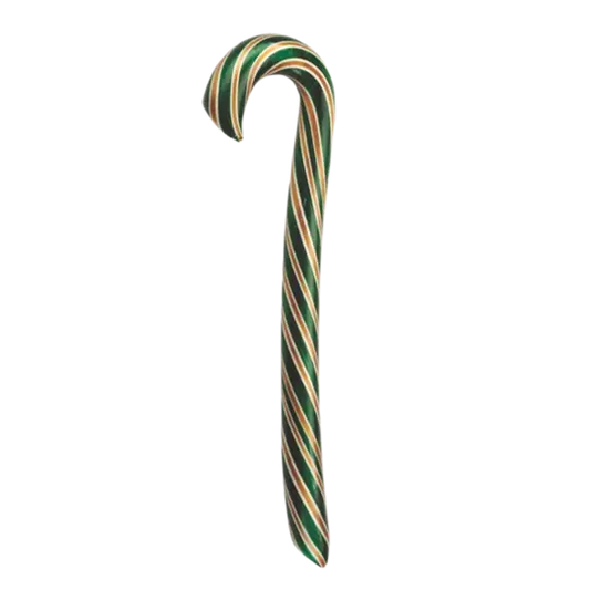 Hand-Spun Jumbo Candy Cane - Caramel Apple - 1.75 oz - Salty's Texas Provisions