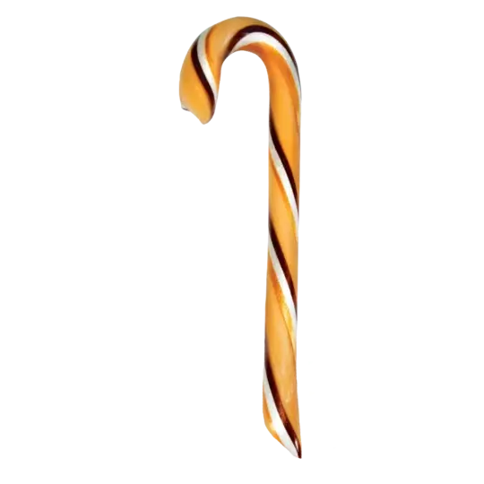 Organic Hand-Spun Jumbo Candy Cane - Root Beer - 1.75 oz - Salty's Texas Provisions