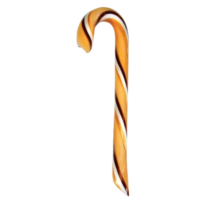 Organic Hand-Spun Jumbo Candy Cane - Root Beer - 1.75 oz - Salty's Texas Provisions