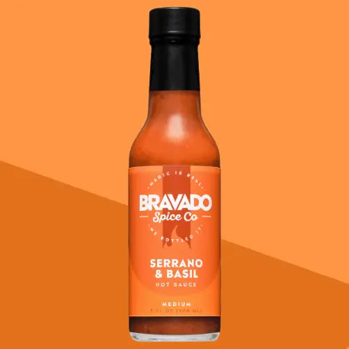 Serrano & Basil Hot Sauce (6-Pack)