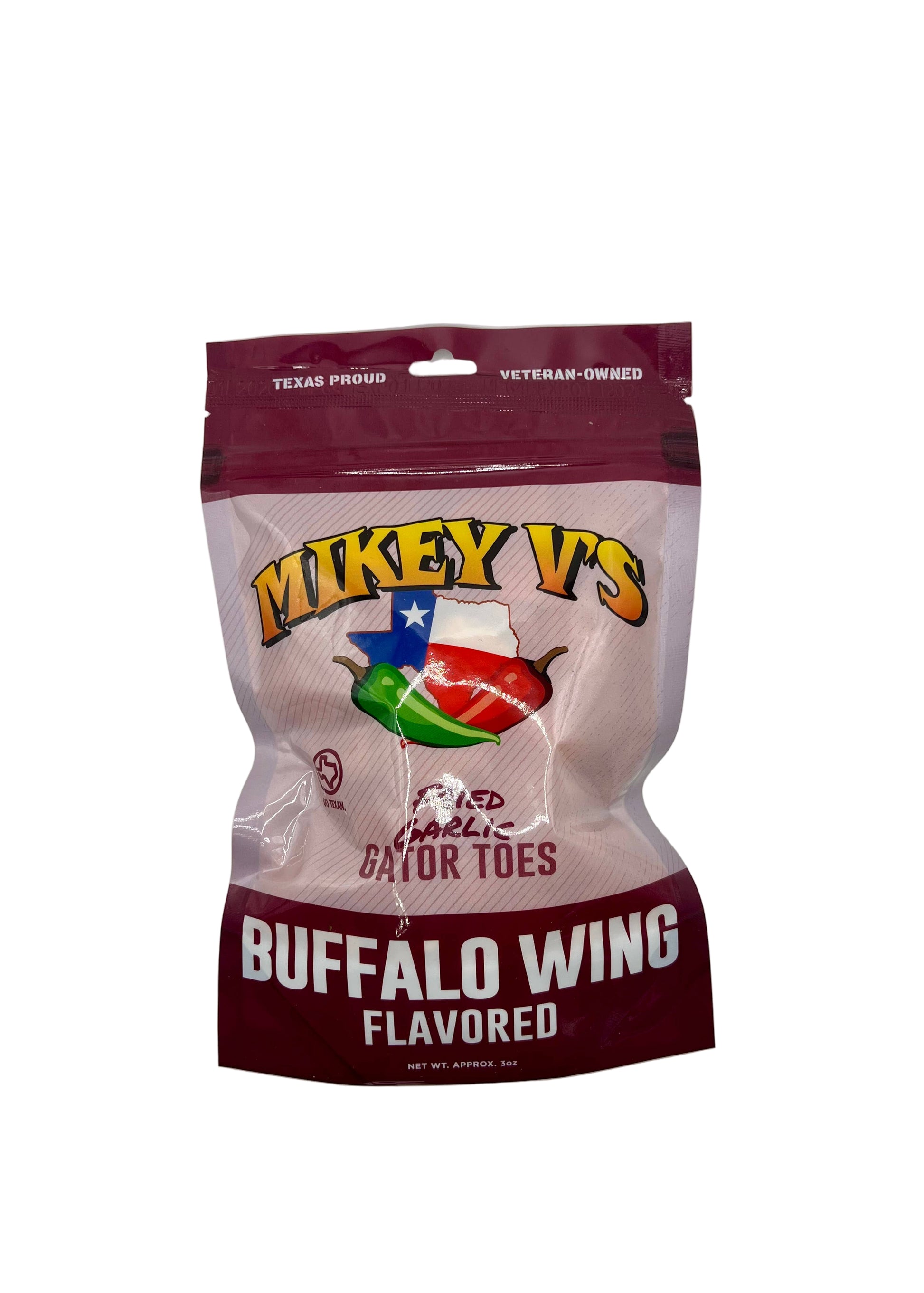 Gator Toes (Deep Fried Garlic) - Buffalo Wing: 3oz - Salty's Texas Provisions