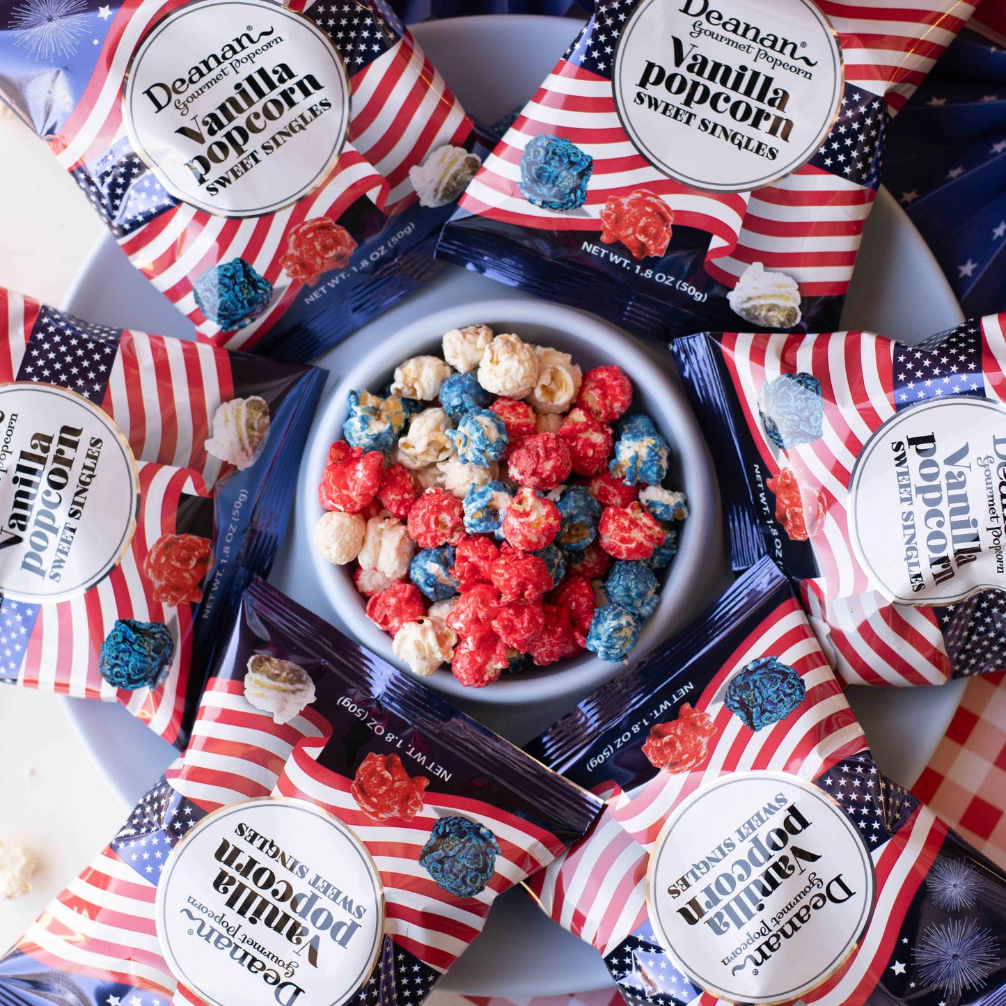 Vanilla Patriotic Popcorn
