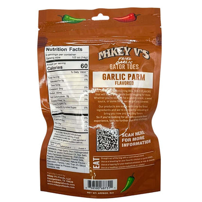 Gator Toes (Deep Fried Garlic) - Garlic Parm: 3oz - Salty's Texas Provisions