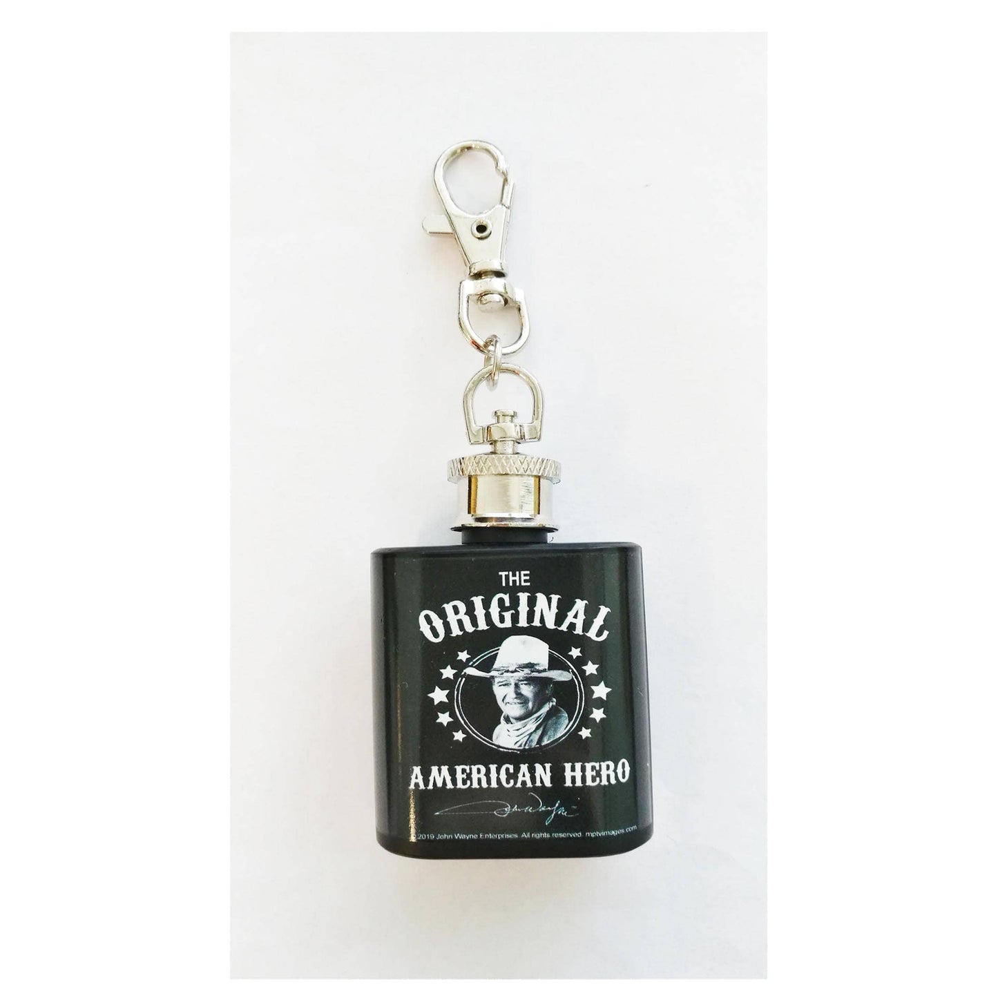 John Wayne Keychain Flask