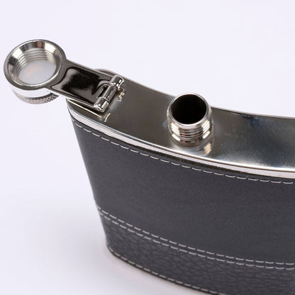 Black Grained Flask Set