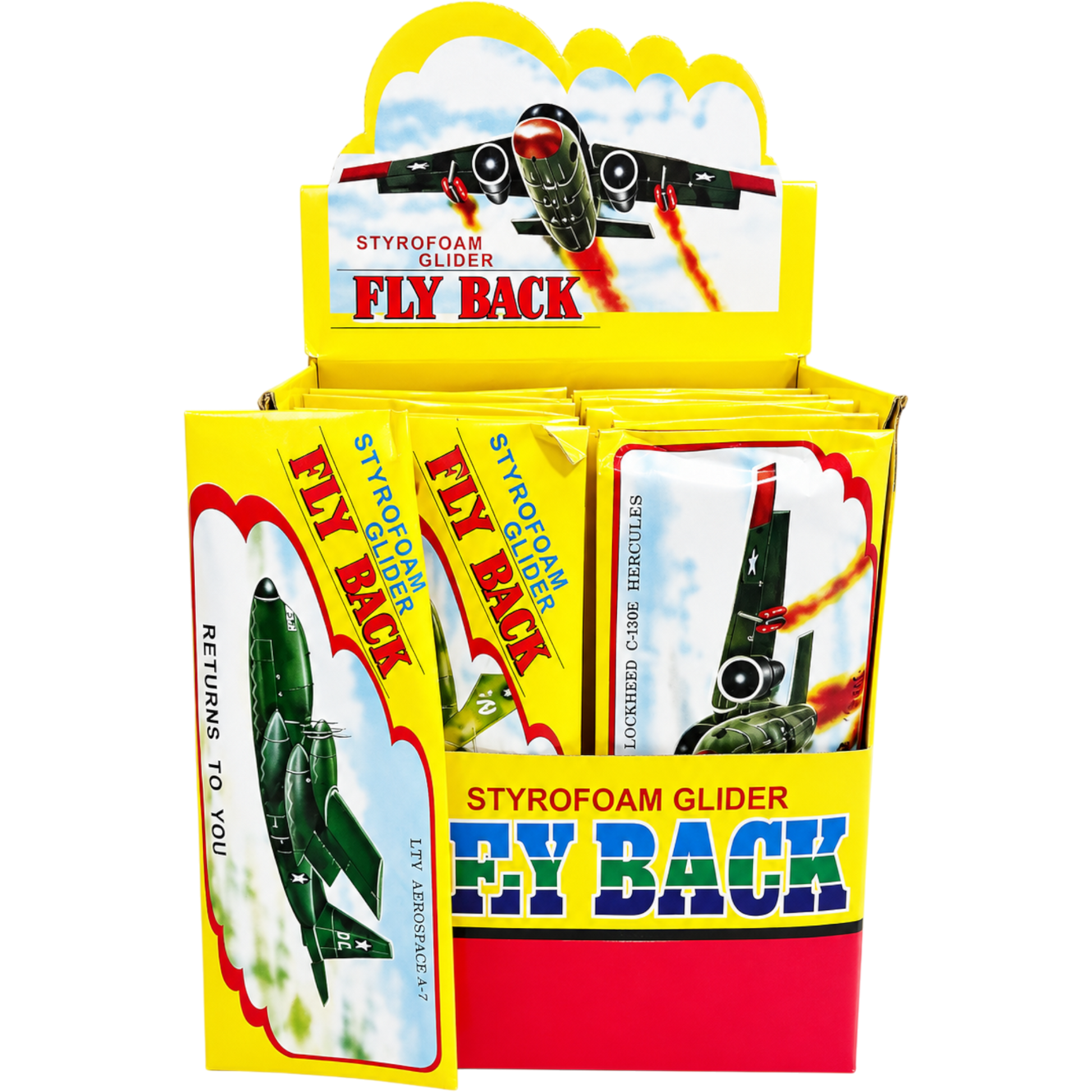 Fly Back Styrofoam Gliders