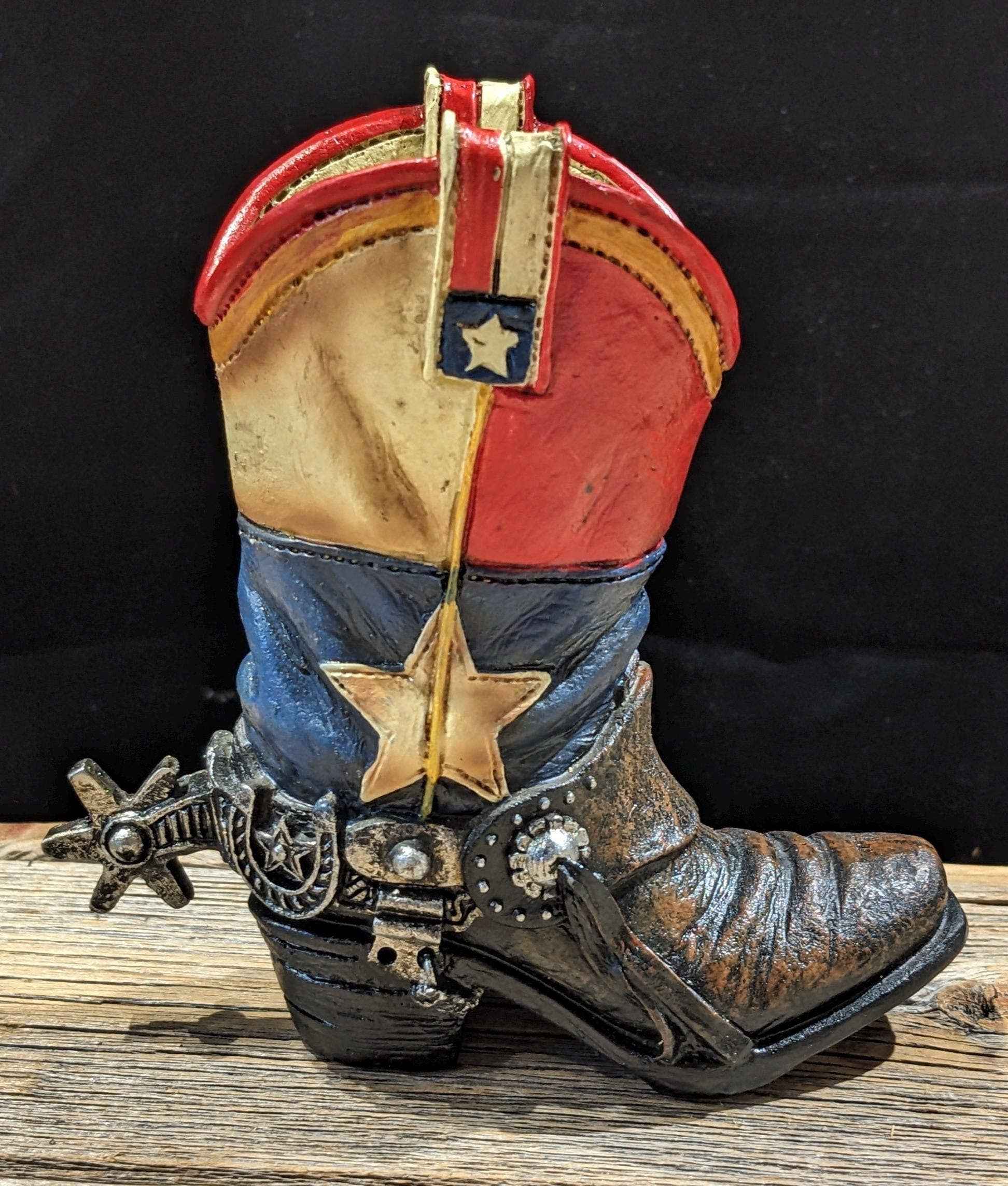 Cowboy Boot Pencil Holder