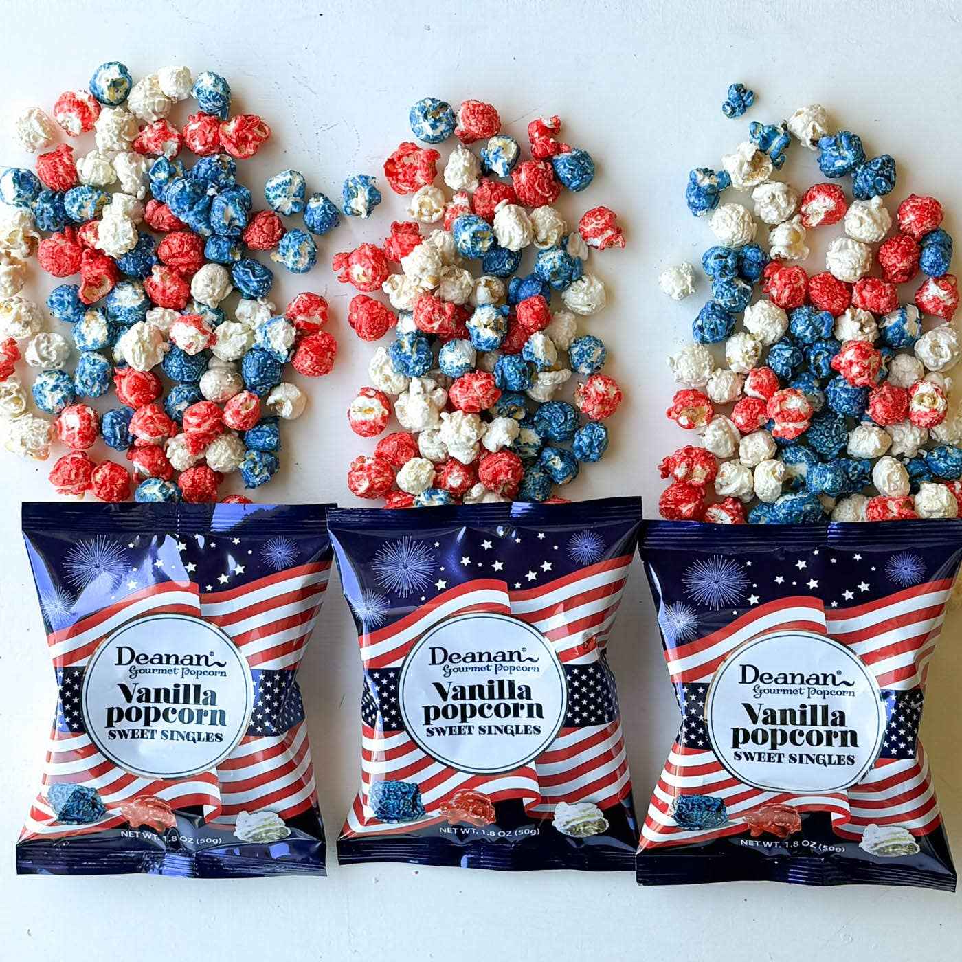Vanilla Patriotic Popcorn