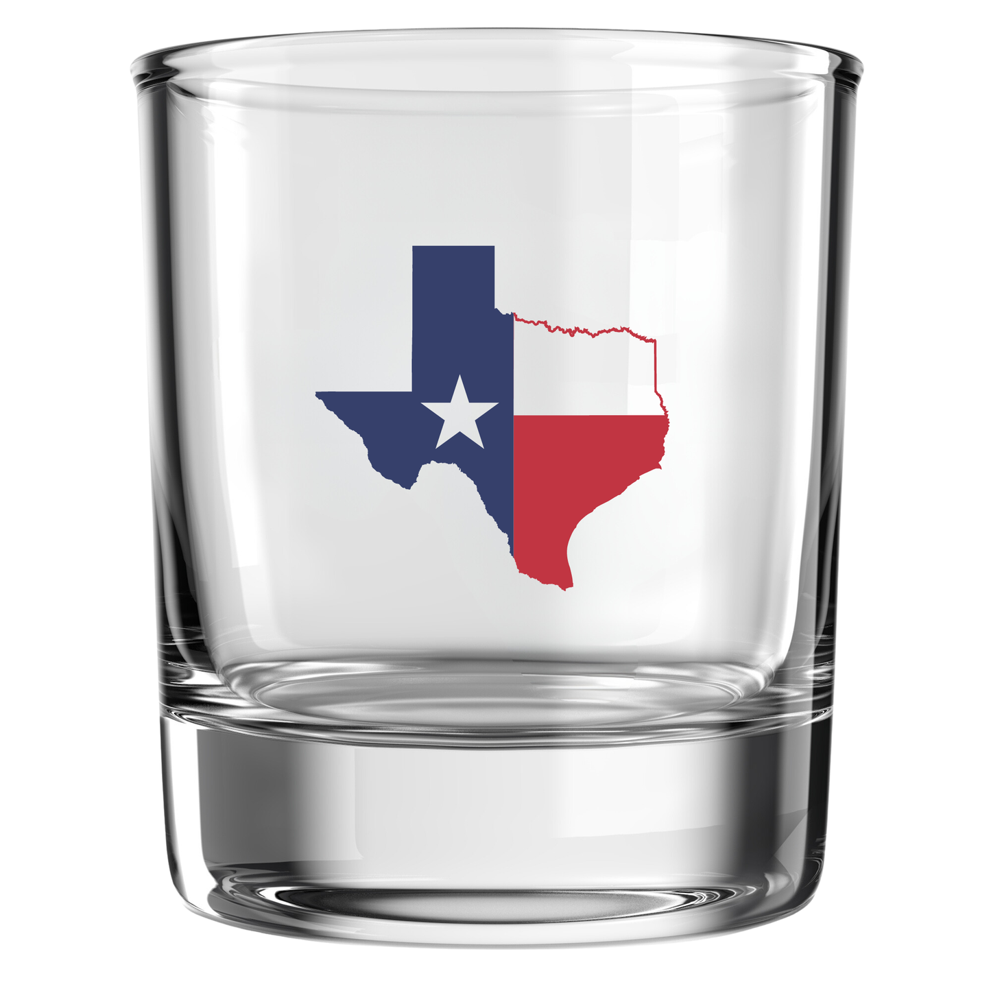 Texas Flag - Whiskey Glass