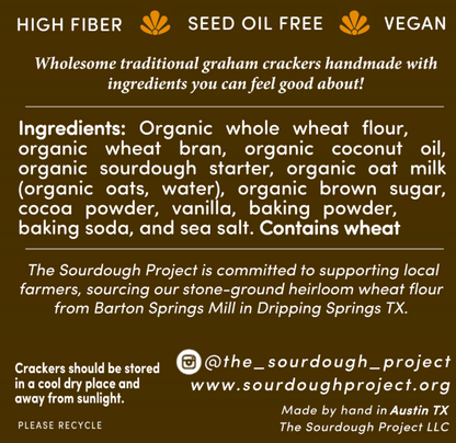 Chocolate Sourdough Graham Crackers - Salty's Texas Provisions