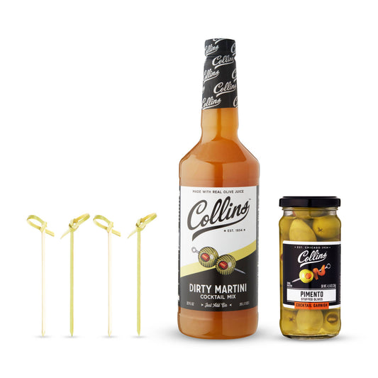 All in 1 Dirty Martini Cocktail Kit Set of 3
