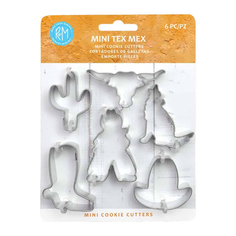 Mini Tex Mex 6 PC Cookie Cutter Set