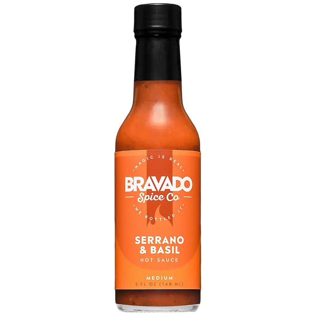 Serrano & Basil Hot Sauce (6-Pack)