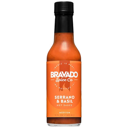 Serrano & Basil Hot Sauce (6-Pack)