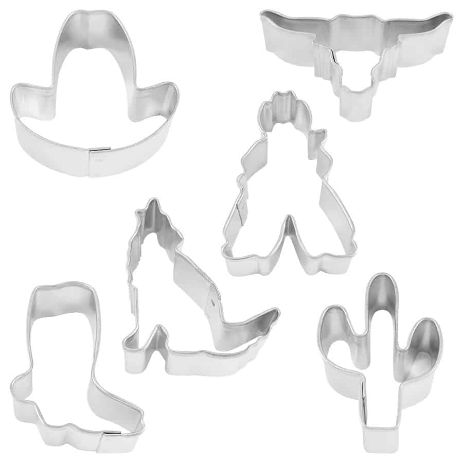 Mini Tex Mex 6 PC Cookie Cutter Set