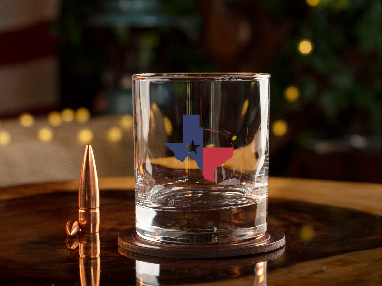 Texas Flag - Whiskey Glass