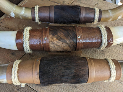 Mounted Cow Horns, 2 to 3 foot wide.