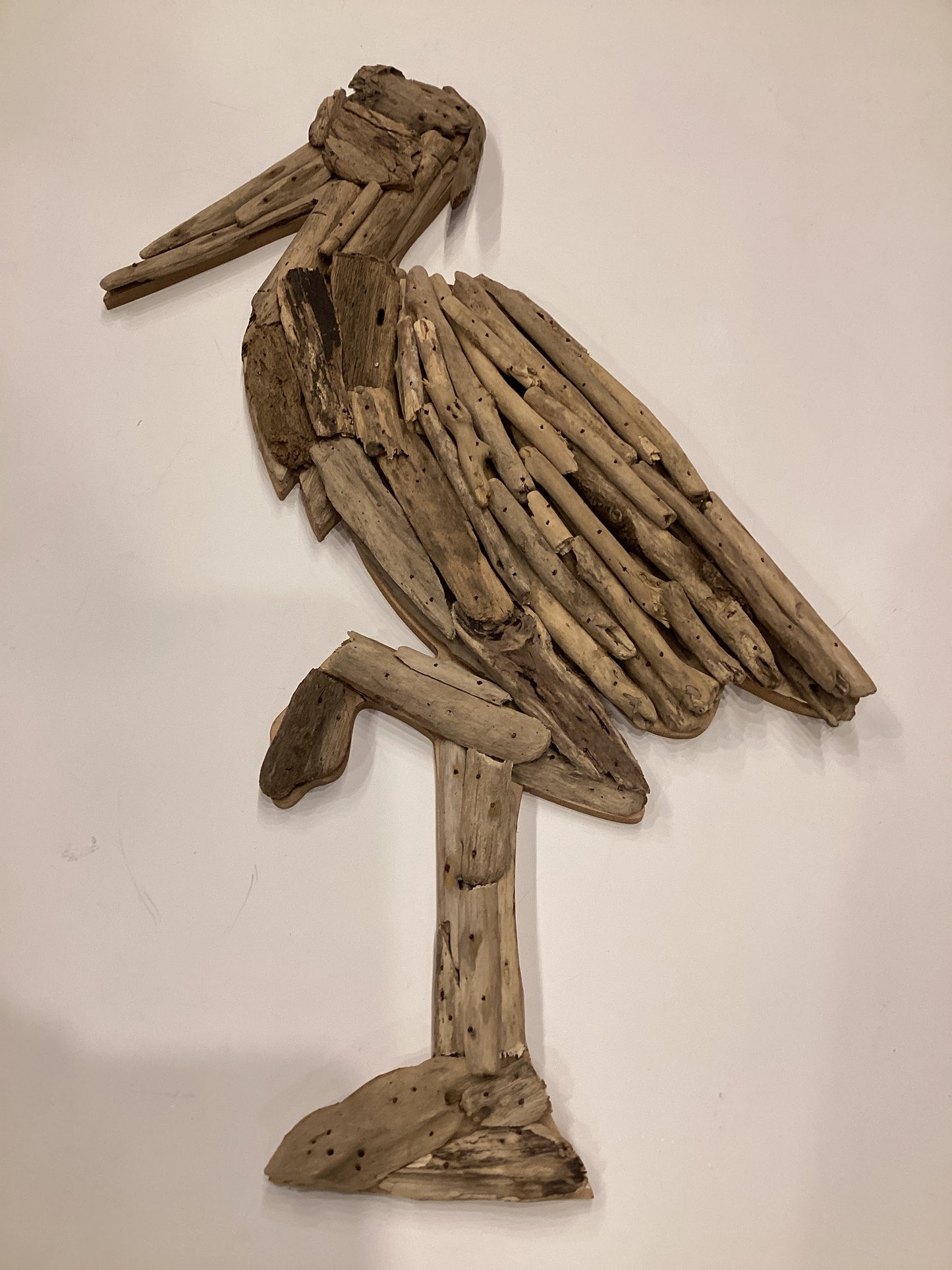 Handmade Driftwood Pelican   R589