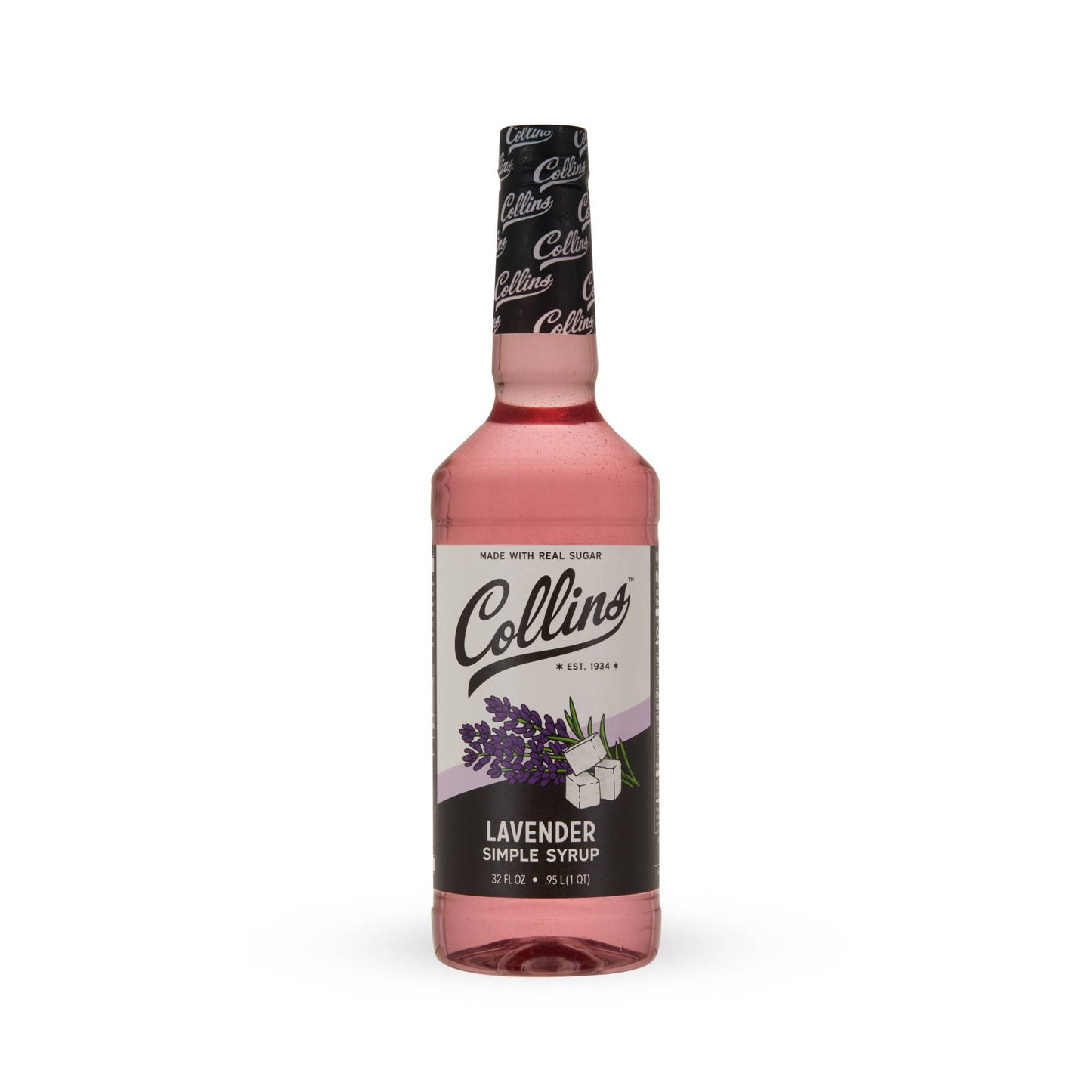 Real Sugar Lavender Cocktail Simple Syrup 32 oz