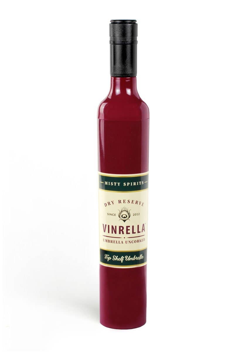 Burgundy Wine Bottle Umbrella - Salty's Texas Provisions