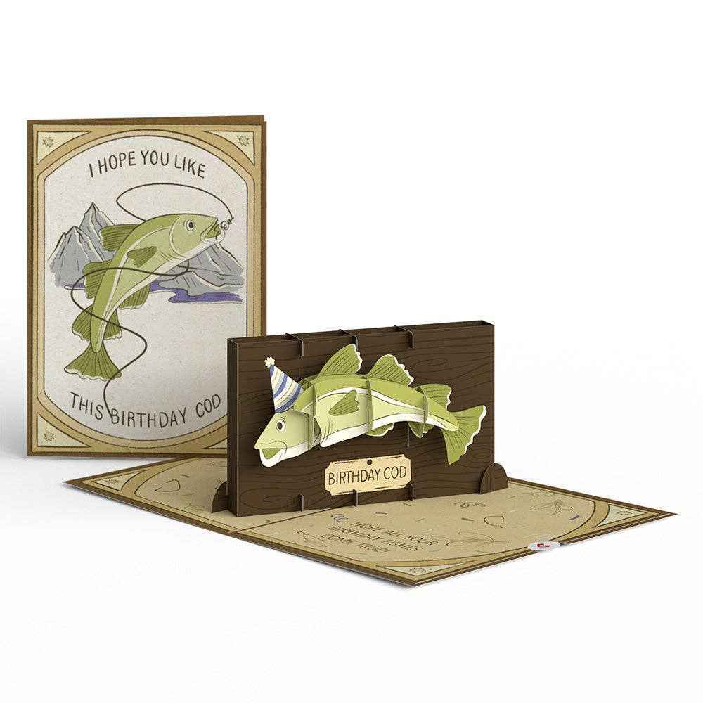 Birthday Cod 5''x7'' Card, Birthday Cards