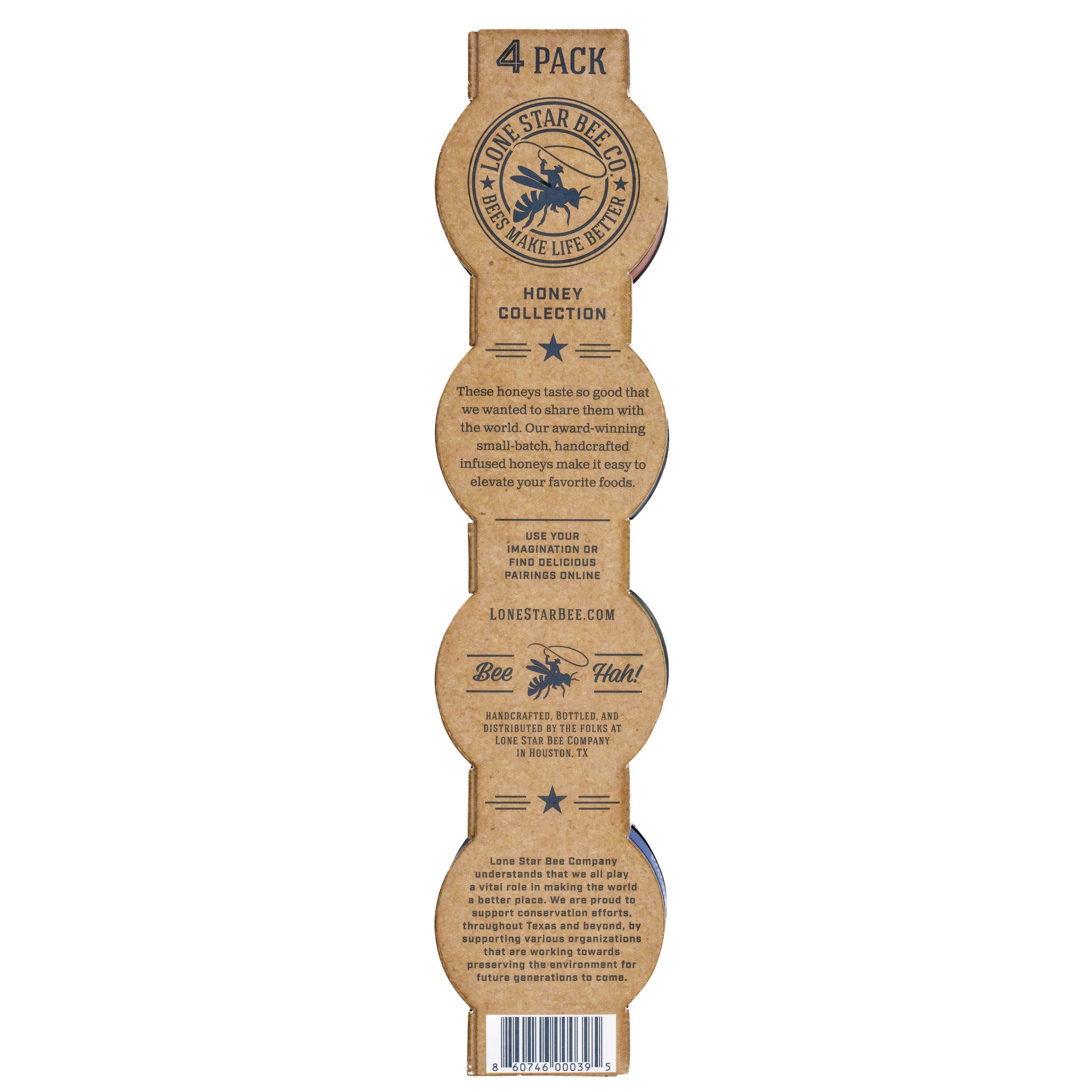 COMPLETE Honey 4-Pack (3oz Jars) - Salty's Texas Provisions