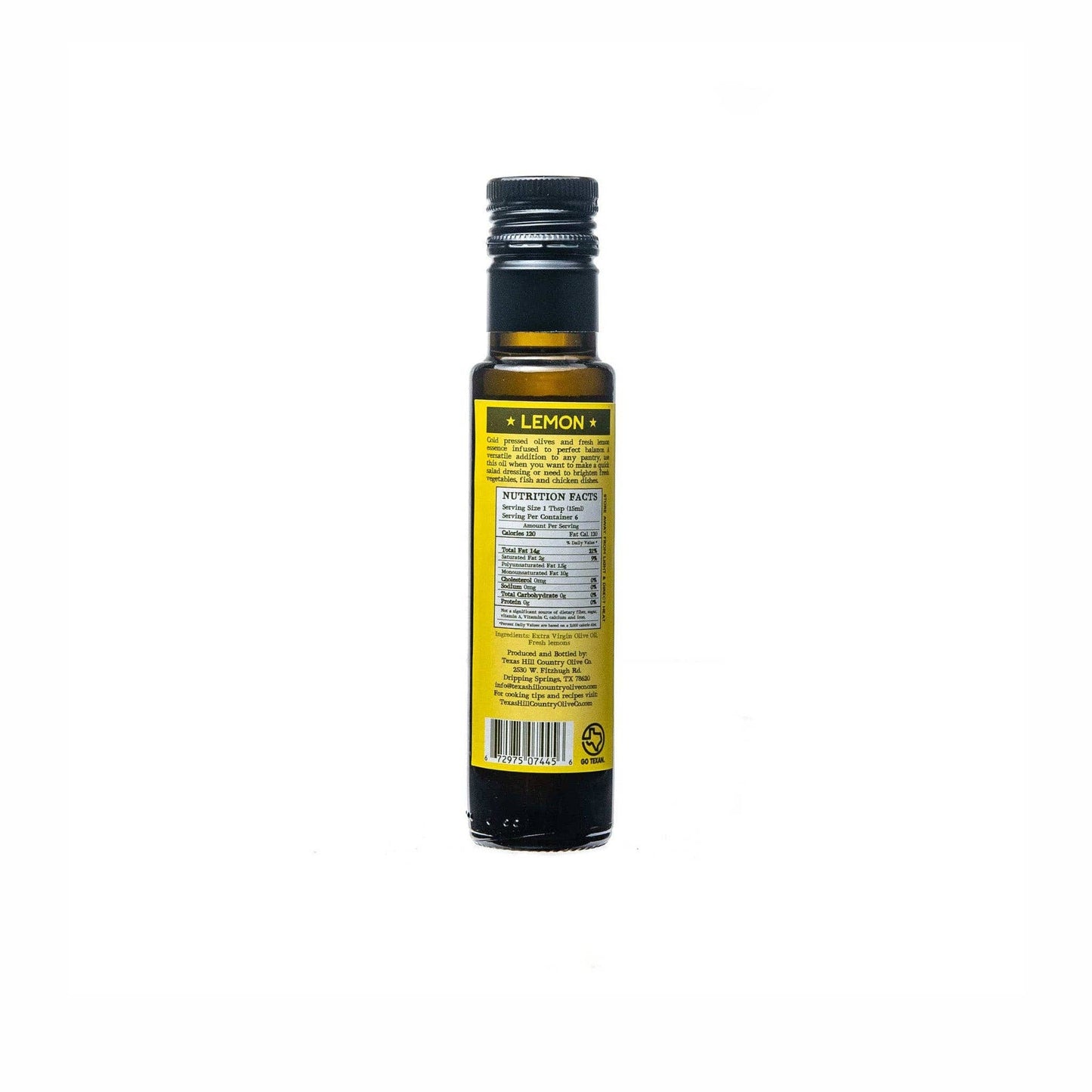 Lemon Infused Olive Oil - 100ml.
