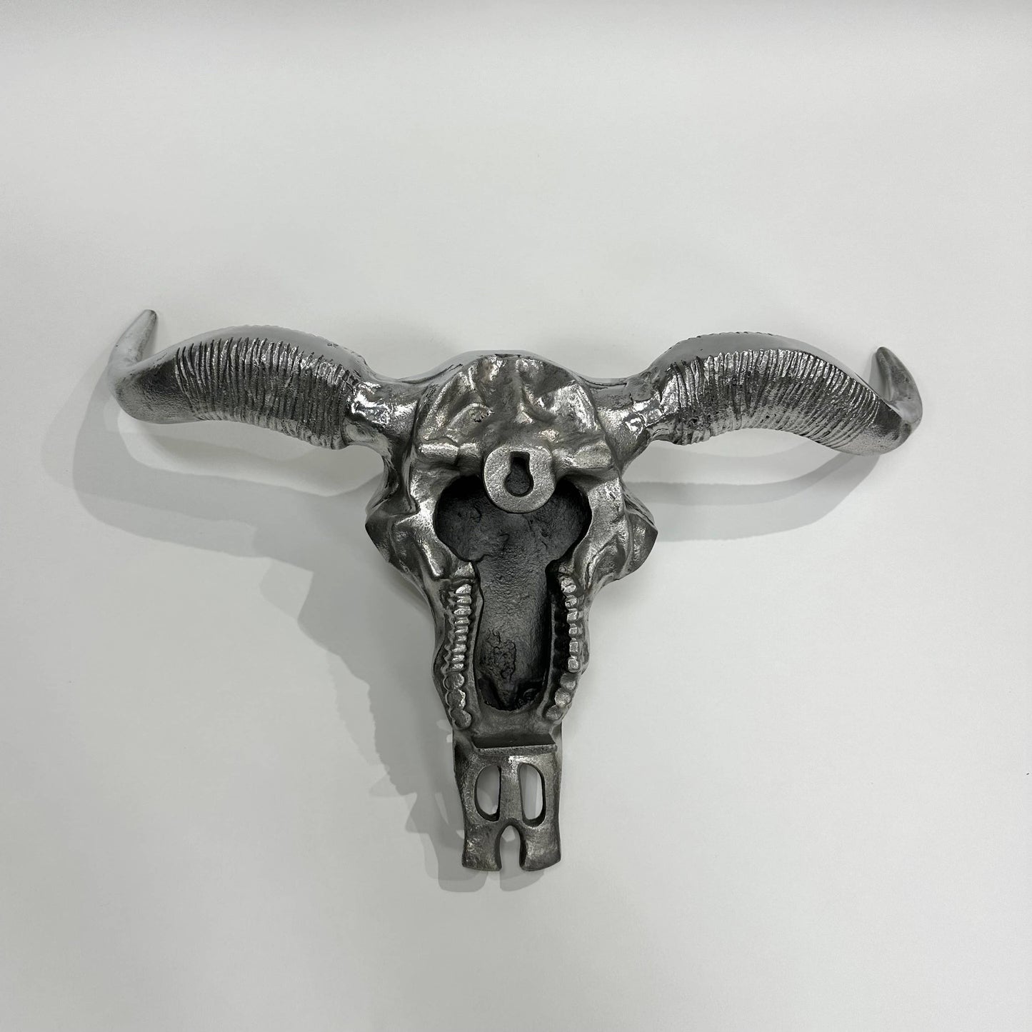 Textured Deco Bull Head (Wall Mount), S