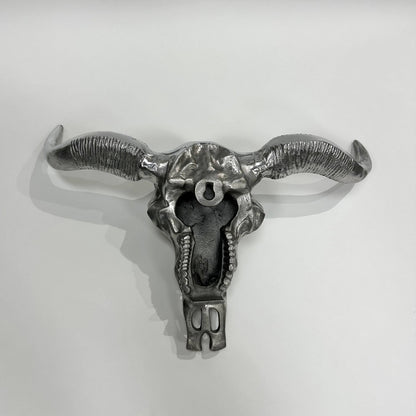 Textured Deco Bull Head (Wall Mount), S